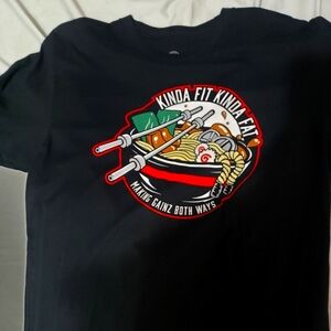 Kinda Fit Kinda Fat Ramen Rope T Shirt Medium